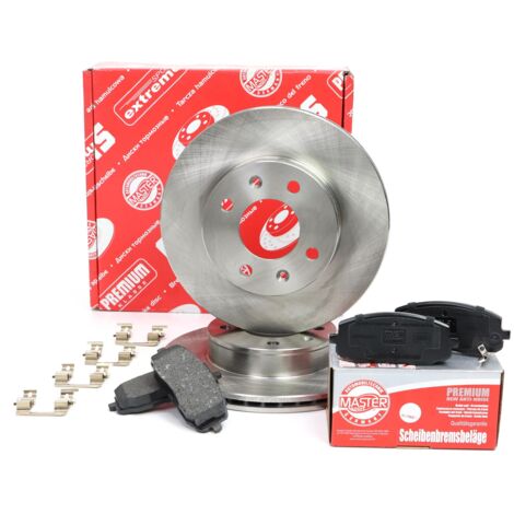 KIT DISCHI FRENO PASTIGLIE ANTERIORI KIA PICANTO HYUNDAI i10 (1/5)