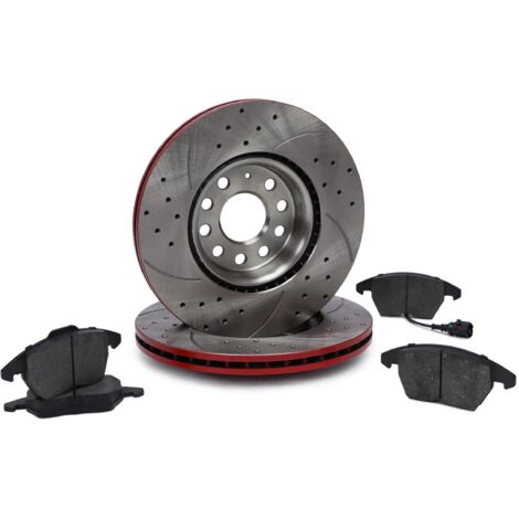 SET DISCHI E PASTIGLIE FRENO ANTERIORI SPORT-EXTREME AUDI, SEAT, SKODA, VW (1/5)