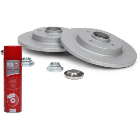 DISCHI FRENO ""MS"" 2 PEZZI RIVESTITI con cuscinetto posteriore CITROEN BERLINGO, C4 GRAND PICASSO I, C4 II, C4 (1/4)