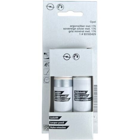 Vernice ritocco originale OPEL 176 (Z176): vernice per auto + trasparente 2x12 ml (1/5)