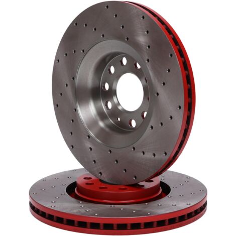DISCHI FRENO ""MS"" SPORT-EXTREME 2 pz. ANTERIORI AUDI A4 (8E2,B6,8E5,8EC,B7,8ED) [T484] (1/5)