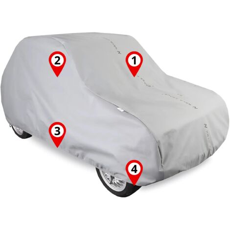 Telo copriauto per Fiat 126p Auto Tarpaulin Maluch Classic Tutto l'anno
