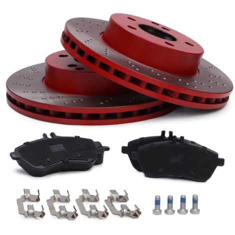 SET DISCHI E PASTIGLIE FRENO ANTERIORI SPORT-EXTREME MERCEDES C (C204), C MODELLO T (S204), C (W204)