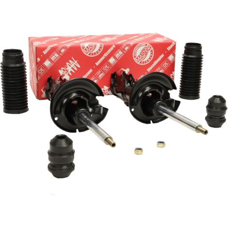 KIT AMMORTIZZATORI + tamponi di fine corsa ""MS"" anteriori FORD FIESTA VI 1.25-1.6D 06.08-