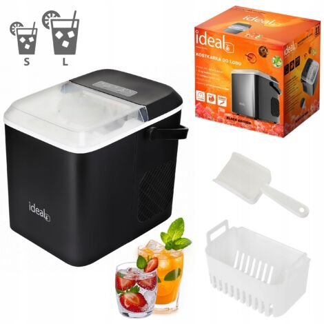 Macchina per il ghiaccio IDEAL per cubetti di ghiaccio da 12 kg, 100 W, ghiaccio espresso