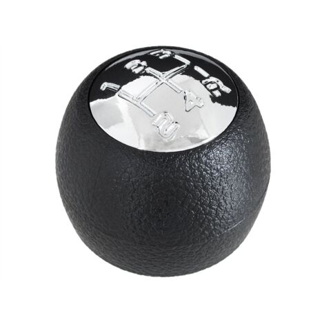 Pomello del cambio Alfa Romeo 147 00-10 NERO + CROMATO 5 MARCE