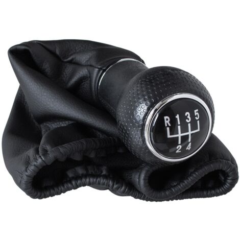 Pomello del cambio NERO VW Polo III 94-01 + GUARNIZIONE 5 MARCE