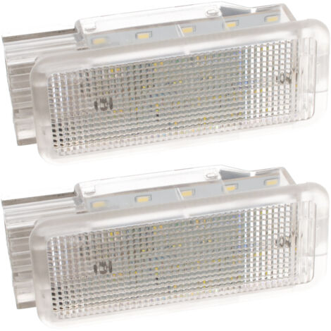 Peugeot 1007 206 206+ 207 208 3008 306 307 308 406 407 5008 607 806 807 Expert Partner RCZ Luci interne a LED per abitacolo/bagagliaio, set da 2 pezzi