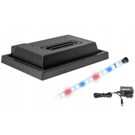 Copertura per acquario 40x25 nera + illuminazione LED Spectrum 5630