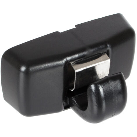 Supporto per aletta parasole NERO per VW Amarok Beetle Bora Caddy Eos Gol Golf IV Lupo Passat B5 Polo Saveiro Sharan I Touran I T5