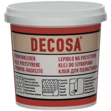 Colla per polistirolo 1 kg, efficace, ad asciugatura rapida, bianca