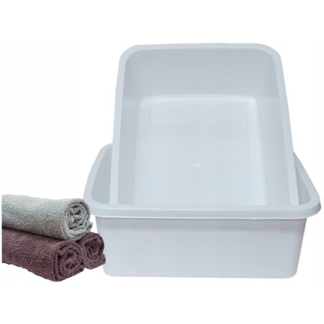 Vasca da bagno rettangolare, 8L, bianco profondo, prodotto polacco (1/5)