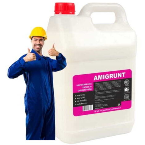 Primer universale per pareti sotto intonaco e piastrelle Amigrunt 5L