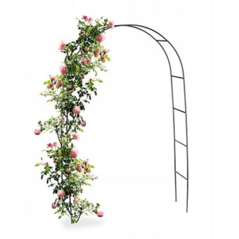 Pergolato da giardino ad arco per rose rampicanti 240 cm (1/2)
