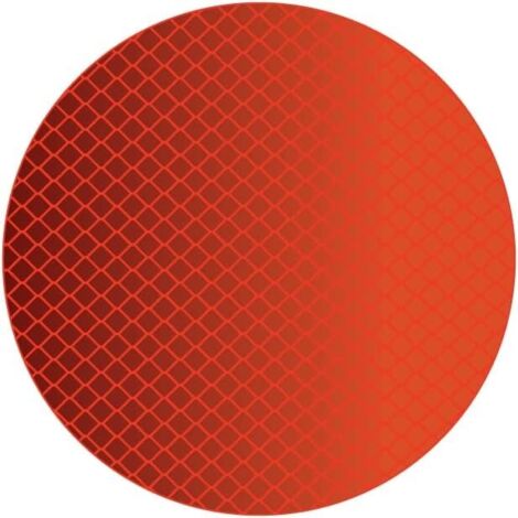 Adesivi riflettenti rotondi, 4 pezzi, arancione, 88 mm (1/5)