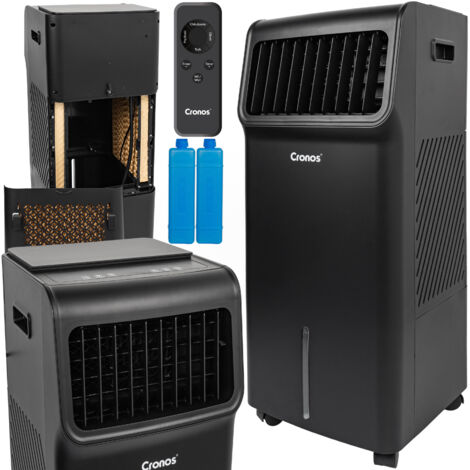 Condizionatore d'aria Cronos ICY RFS-30R da 18 litri, colore nero.