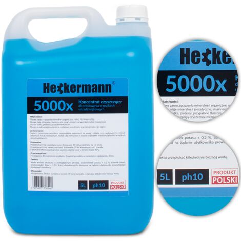 Detergente liquido a ultrasuoni Heckermann pH10 5L (1/4)