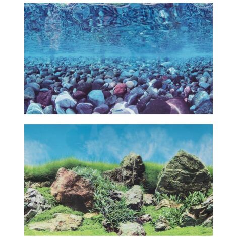 FOGLIO DI FOGLIO PER SFONDO ACQUARIO, DECORAZIONE PER SFONDO ACQUARIO 50 CM X 10 CM