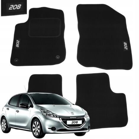 Tappetini in velluto per Peugeot 208 2012-2019 tergicristalli auto HAFT B