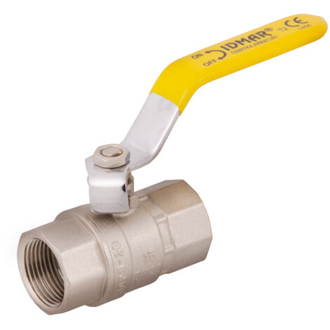 Valvola a sfera IDMAR da 3/4" per gas GW/GW (DN20)