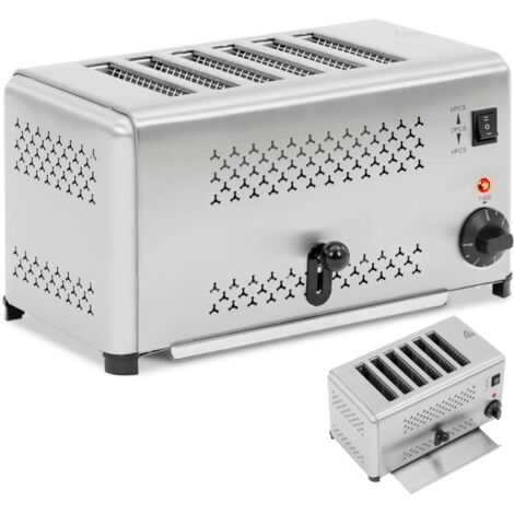 Tostapane per 6 fette di pane, 2500 W