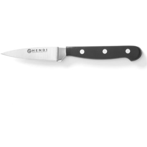 Coltello spelucchino professionale in acciaio forgiato Kitchen Line 90 mm - Hendi 781395