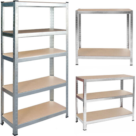 Scaffale da magazzino in metallo 150 x 75 x 30 cm Humberg HR-810