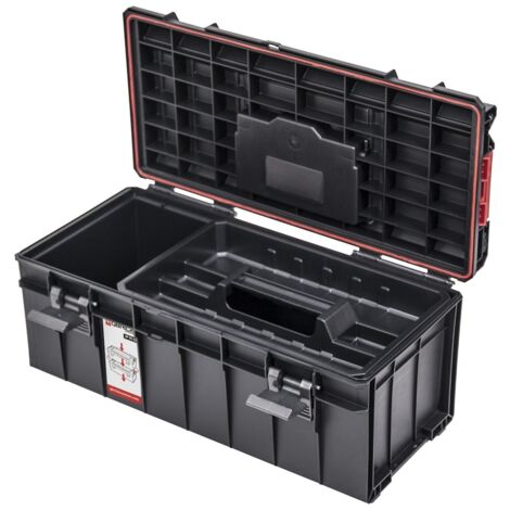 Sistema QBRICK PRO 600 Basic con vassoio, cassetta degli attrezzi in plastica da 22 litri