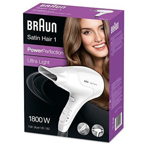 Braun HD 180 Phon Satin Hair 2500 Watt - Tasto aria Fredda