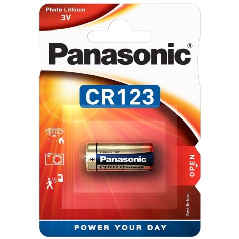 BATTERIA LITOWA BAT-CR123A 3V CR123A PANASONIC