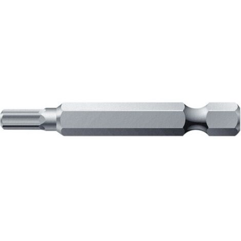 Punta Semi Rigida Per Vite 6 Presa Femmina 1/4 '' 50 Millimetri Lungo. Total, Costa S / Appartamento: 3,0 Mm Di Lunghezza. Totale 50 Millimetri