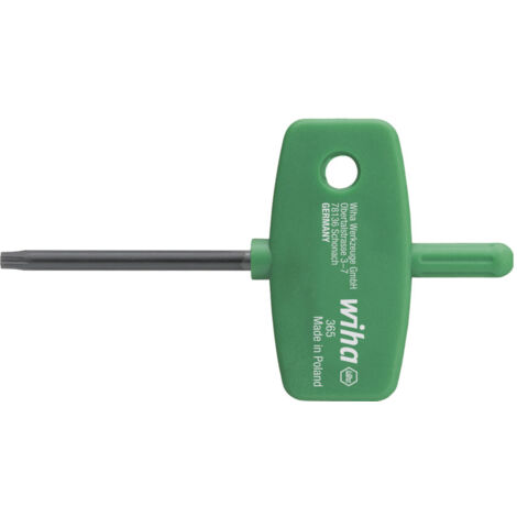 Wiha Chiave a brugola con impugnatura a farfalla TORX®, ossidazione nera T6 (01350)