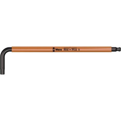 Maschio Chiave Angolata Multicolore, Di Sistema. Metric, Blacklaser, Hex-Plus 5Mm Multicolore Wera
