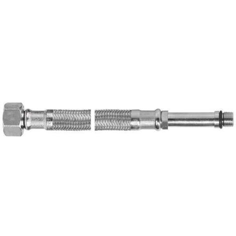 Tubo flessibile per batteria in treccia d'acciaio 40 M10x3/8 lungo (1/2)