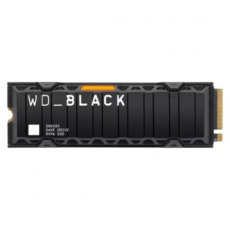 SSD WD Black SN850X da 1 TB M.2 2280 PCIe NVMe (7300/6300 MB/s) WDS100T2XHE con dissipatore di calore (1/2)