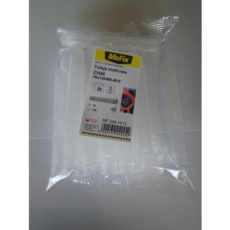 Manicotto in rete di plastica per resine 16130 mm 20 pezzi - MF-299-1613 (1/2)