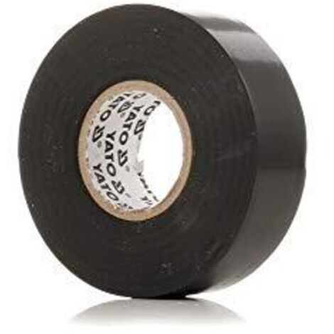 NASTRO ISOLANTE ELETTRICO NERO 25MM20M - YT-8174 (1/3)