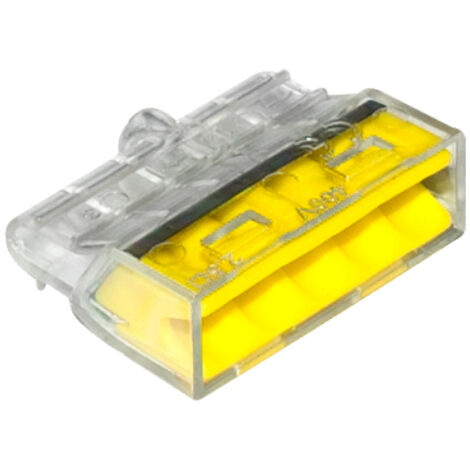 SZYBKOZŁĄCZKA 50,5-2,5MM2 TRASPARENTE/ŻÓŁTY 10 SZTUK - E-650-0250 (1/2)
