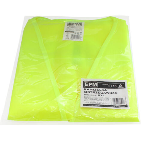 Gilet riflettente giallo taglia XL - E-900-9006 (1/2)