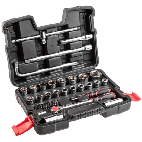 Set di 47 chiavi a bussola da 1/4", 1/2", (1/2)