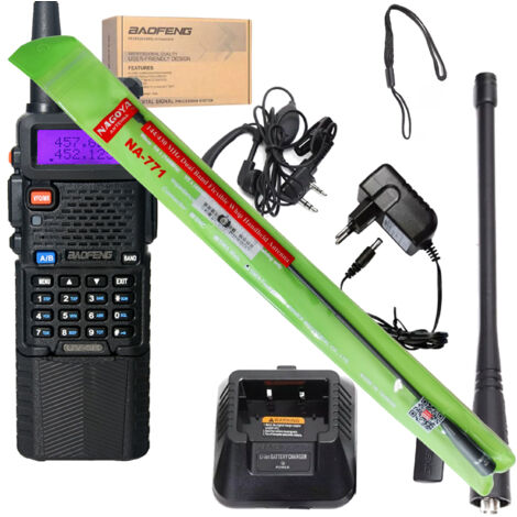 Baofeng UV-5R 8W 3800mAh + NA-771 SMA-F (1/5)