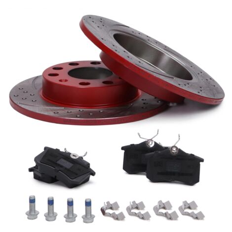 Dischi e pastiglie freno posteriori Audi A4 B6 (8E2, 8E5, 8H7), A4 B7 (1/5)