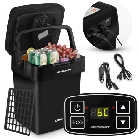 Borsa termica da viaggio Berdsen Icemax da 29 litri in modalità ECO - nera (1/5)