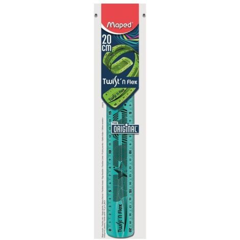 Regla maped plastico flexible de 20 cms colores surtidos (1/3)