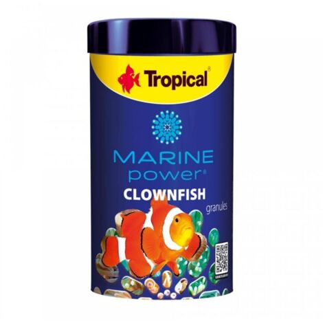 Tropical Marine Power ClownFish Granules 100ml/65gr - mangime in granuli per pesci pagliaccio e anemoni (1/2)