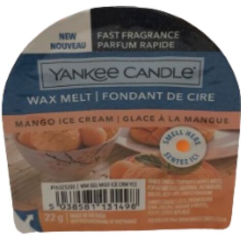 Cera profumata Yankee Candle al mango e gelato, 22 g (1/2)