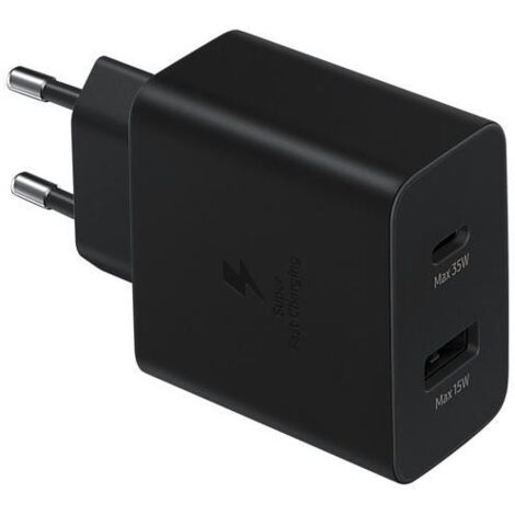Caricabatterie rapido USB-C Samsung EP-TA220NBEGEU da 25 W, colore nero. (1/4)