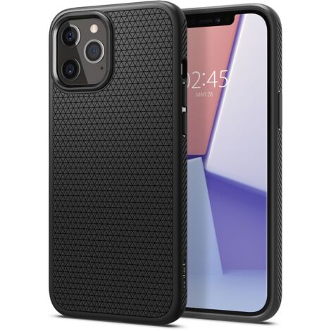 Custodia Spigen Liquid Air per iPhone 12, colore nero (1/5)