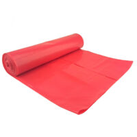 Sacchi per la spazzatura spessi 50 micron resistenti rotolo da 25 - rosso 70L
