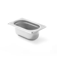 Contenitore GN 1/9, altezza 65 mm, acciaio inox - Hendi 800720